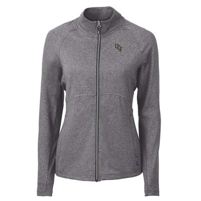 UCF Cutter & Buck Women's Baseball Adapt Eco Heathered Jacket