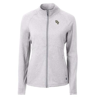 UCF Cutter & Buck Women's Baseball Adapt Eco Heathered Jacket