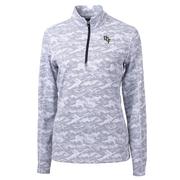  Ucf Cutter & Buck Women's Baseball Traverse Camo 1/4 Zip Pullover