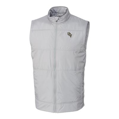 UCF Cutter & Buck Men's Stealth Baseball Quilted Vest