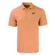  Auburn Cutter & Buck Script Forge Double Stripe Polo