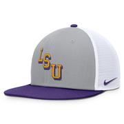  Lsu Nike Dri- Fit Pro Structured Mesh Square Bill Cap