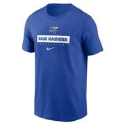  Mtsu Nike Dri- Fit Cotton Team Issue Tee