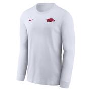  Arkansas Nike Dri- Fit Legend Small Logo Long Sleeve Tee