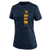  West Virginia Nike Women's Dri- Fit Team Issue Velocity Crew