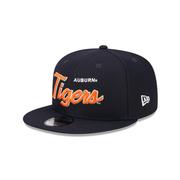  Auburn New Era 950 Script Tigers Flat Brim Hat