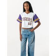  Lsu Established & Co.Women's The Cropped Baseball Jersey