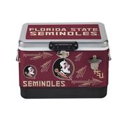  Florida State Indigo Falls 26 Quart Medley Metal Cooler