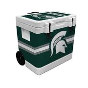  Michigan State Indigo Falls 37 Quart Rotomolded Wheeled Cooler