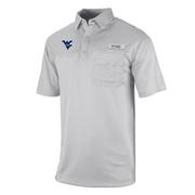  West Virginia Columbia Flycaster Pocket Polo