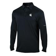  Michigan State Columbia Pin High Long Sleeve Polo