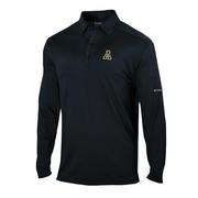  App State Columbia Pin High Long Sleeve Polo