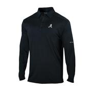  Alabama Columbia Pin High Long Sleeve Polo