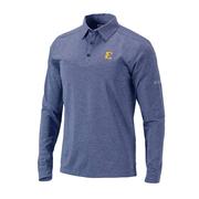  Etsu Columbia Pin High Long Sleeve Polo