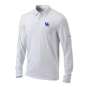  Kentucky Columbia Pin High Long Sleeve Polo