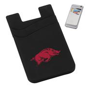  Arkansas Dual Pocket Silicone Phone Wallet