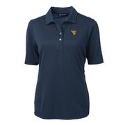  West Virginia Cutter & Buck Women's Virtue Ecopique Polo