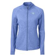  Kentucky Cutter & Buck Women's Adapt Eco Knit Heather Recycled Full Zip