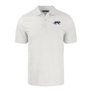  Lsu Cutter & Buck Pike Eco Symmetry Print Stretch Recycled Polo