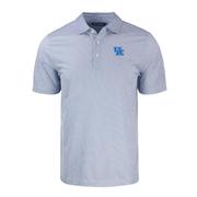  Kentucky Cutter & Buck Pike Eco Symmetry Print Stretch Recycled Polo