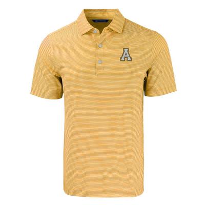 App State Cutter & Buck Forge Eco Double Stripe Stretch Recycled Polo