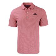  Arkansas Cutter & Buck Forge Eco Double Stripe Stretch Recycled Polo