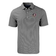  Florida State Cutter & Buck Forge Eco Double Stripe Stretch Recycled Polo