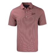  Mississippi State Cutter & Buck Forge Eco Double Stripe Stretch Recycled Polo