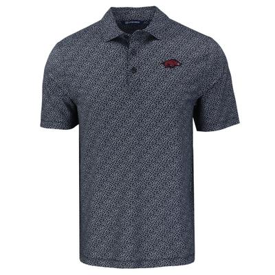 Arkansas Cutter & Buck Pike Eco Pebble Print Stretch Recycled Polo