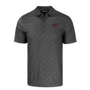  Arkansas Cutter & Buck Pike Eco Pebble Print Stretch Recycled Polo