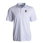  Etsu Cutter & Buck Pike Eco Pebble Print Stretch Recycled Polo