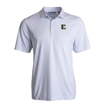 ETSU Cutter & Buck Pike Eco Pebble Print Stretch Recycled Polo