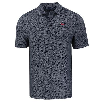 Georgia Cutter & Buck Pike Eco Pebble Print Stretch Recycled Polo