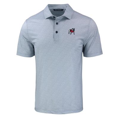 Georgia Cutter & Buck Pike Eco Pebble Print Stretch Recycled Polo