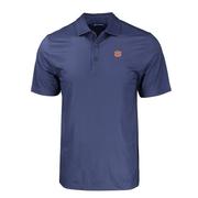  Auburn Cutter & Buck Pike Eco Tonal Geo Print Stretch Recycled Polo