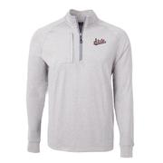  Mississippi State Cutter & Buck Adapt Eco Knit Heather 1/4 Zip Pullover