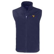  West Virginia Cutter & Buck Charter Eco Recycled Full Zip Vest