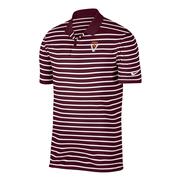  Virginia Tech Vault Nike Golf Victory Stripe Polo