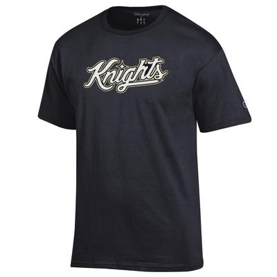 UCF Champion Knights Script Tee BLACK