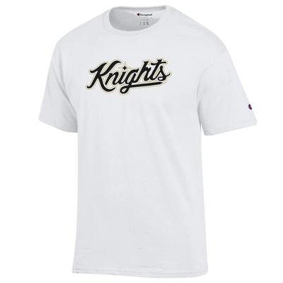 UCF Champion Knights Script Tee WHITE