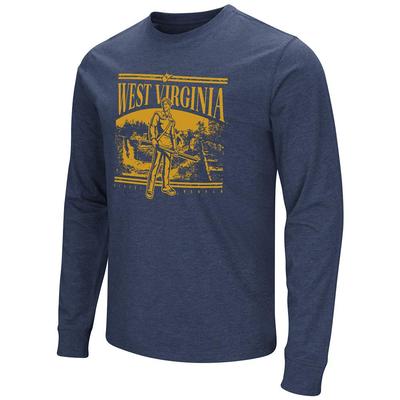 West Virginia Colosseum 2024 Long Sleeve Fan Tee NAVY