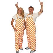  Tennessee Orange And White Checkered Adult Game Bibs