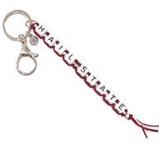  Mississippi State Box Braid Bead Keychain