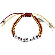  Florida State Box Braid Bead Adjustable Bracelet