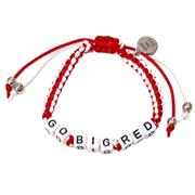  Nebraska Box Braid Bead Adjustable Bracelet