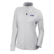  Lsu Columbia Women's Greenkeeper Full Zip Jacket