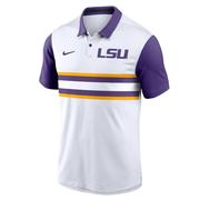  Lsu Nike Campus Pattern Chest Stripe Polo