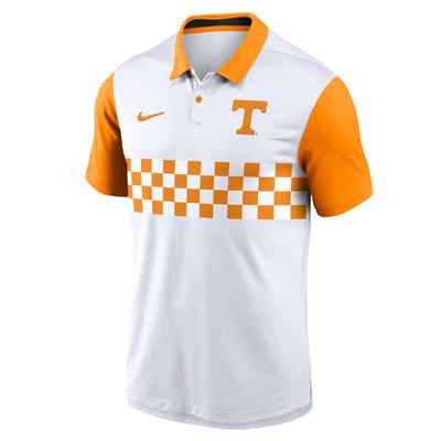 Tennessee Nike Campus Pattern Chest Stripe Polo