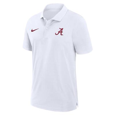 Alabama Nike Dri-Fit Woven Polo WHITE