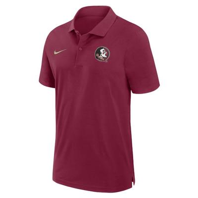 Florida State Nike Dri-Fit Woven Polo TEAM_MAROON